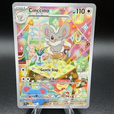 Pokémon TCG Cinccino 183/162 Illustration Rare Holo NM/M - Temporal Forces