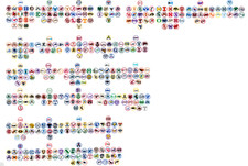 Handcrafted D1 Collage Hoops Fan Standing 2