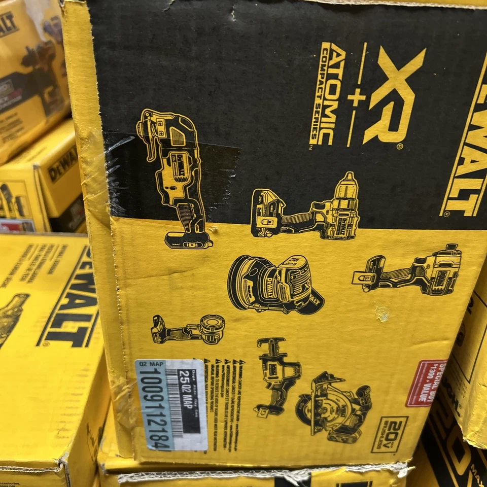 DEWALT DCK700D1P1 20V MAX XR & ATOMIC BRUSHLESS CORDLESS 7-TOOL COMB (MVP025456) - Image 2 of 2