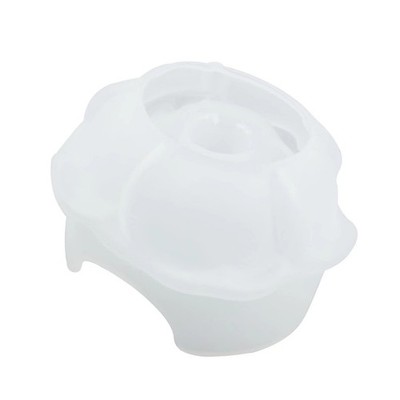 DIY Crystal Drop Glue Epoxy Resin Rose Rings Holder Storage Silicone Mold Tool c