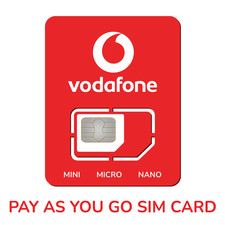 Vodafone SIM Card – Pay As You Go