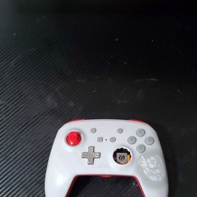 PowerA Nintendo Switch Wired Controller White Red Model 1518385-01