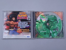 Lot of 3 Games for the Sega Dreamcast (Army Men Sarges Heroes, Crazy Taxi)