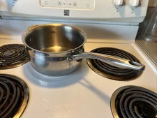 Kirkland Signature 4QT stainless steel copper core saucepan pot