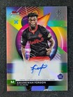 2023-24 Topps Finest UEFA AMANKWAH FORSON Rookie RC Auto Refractor SP #A-AW