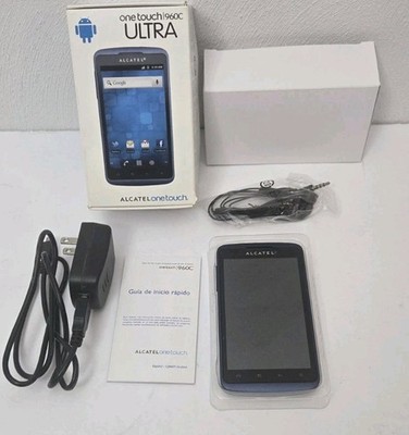 ALCATEL One Touch ULTRA 960C Deep Blue *RARE* Android