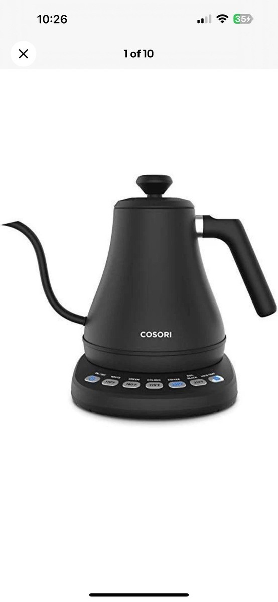 COSORI Electric Gooseneck Kettle with Temperature Control Presets, Pour  Over K