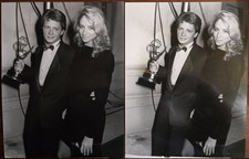 Michael J. Fox & Tracy Pollan (Family Ties) Lot of 2 1987 7x9 Press Photos