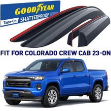 Side Window Deflectors Rain Guards for  23-26 Chevrolet Colorado Crew Cab