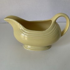 Vintage Fiesta Ware Classic Yellow Gravy Boat 18.5 oz Homer Laughlin