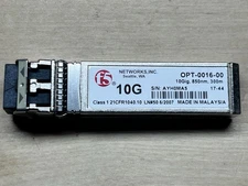 OPT-0016-00 F5 Networks 10G 850nm SFP+ Transceiver Module