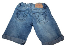 True Religion Blue Jean Shorts Toddler Boys Size 5
