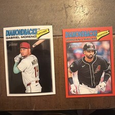 2026 Topps Heritage Diamondbacks - Gabriel Moreno And Jordan Lawlar