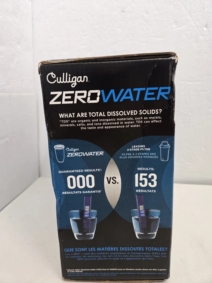 Culligan Zero Water 7 Cup 1.7 L 5-Stage Ready Pour Pitcher Water Quality Meter - Image 2 of 4