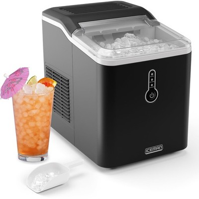 Iceman by Nugget Ice Maker Countertop, Pebble Ice Maker Machine, 26 lb in 24 ...