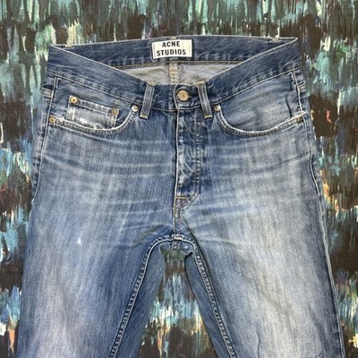 ACNE STUDIO ROC VERAKAI SKINNY DENIM JEANS 30x32 100% COTTON