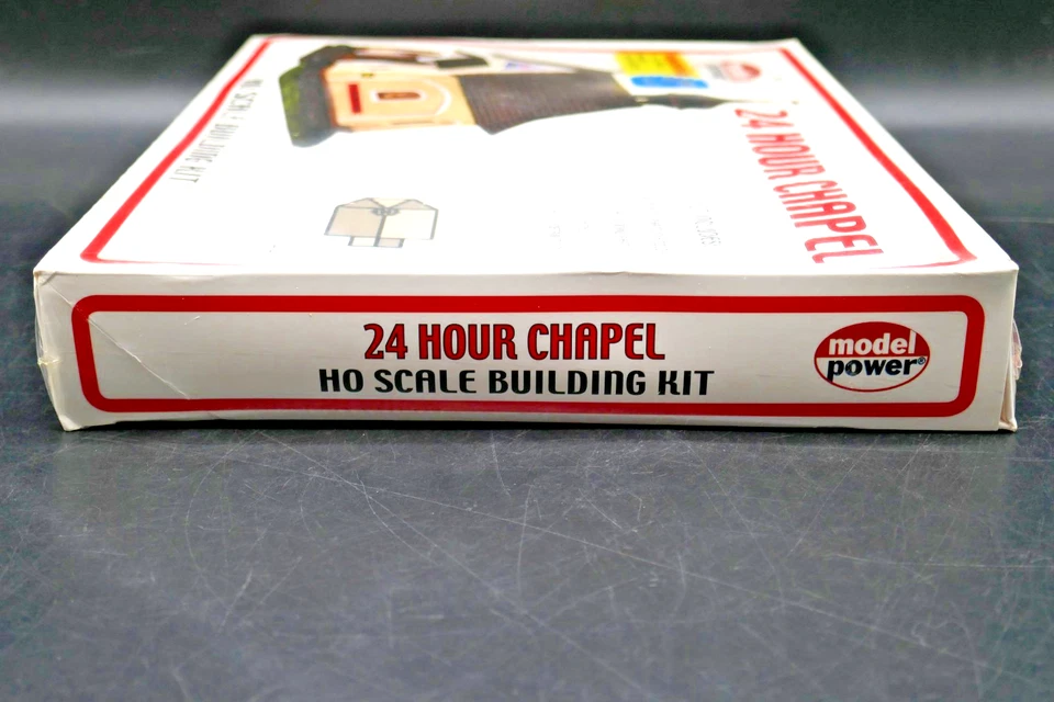 HO Model Power #298 24 Hour Chapel Building Kit - New & Sealed - Image 3 of 4