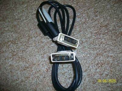 5 PACK of NEW DVI Cable M-M DVI-D 5ft Long Cord 18-Pin Monitor Cable