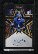 2024 Wild Card Mania American Football Star 1/1 Ray Davis Rookie Auto RC 5i3. rookie card picture