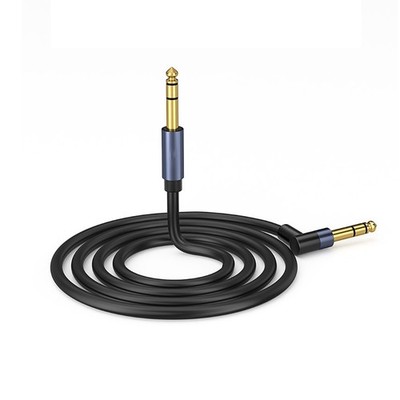 6.35mm Stereo Jack Plug Cable 1/4'' TRS Plug to Plug Lead 0.5m 1m 1.5m 3m 5m