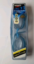 Speedo Competitive Jr Vanquisher Optical Blue Competition Goggles -2.00