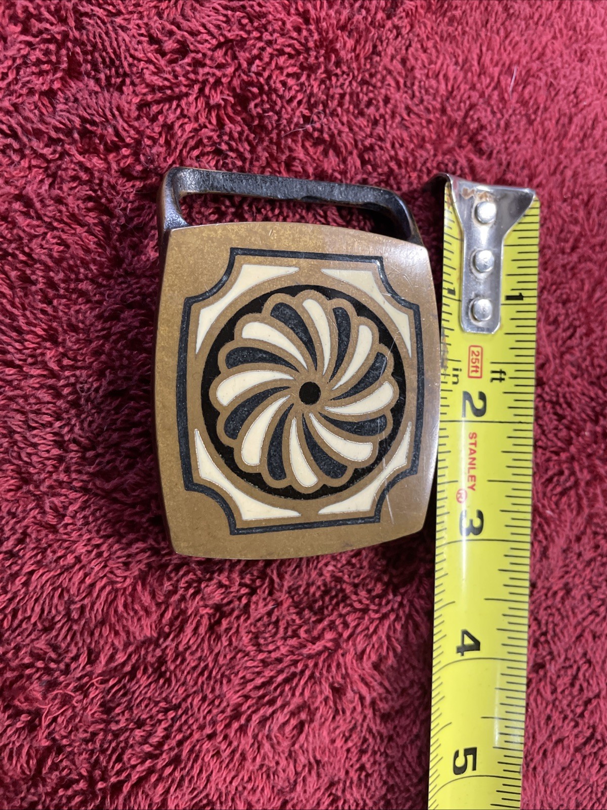 Tech Ether Guild Pinwheel Solid Brass 1978 Vintag… - image 8