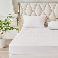 King Super Soft Quilted Mattress Pad 76 in x 80 in