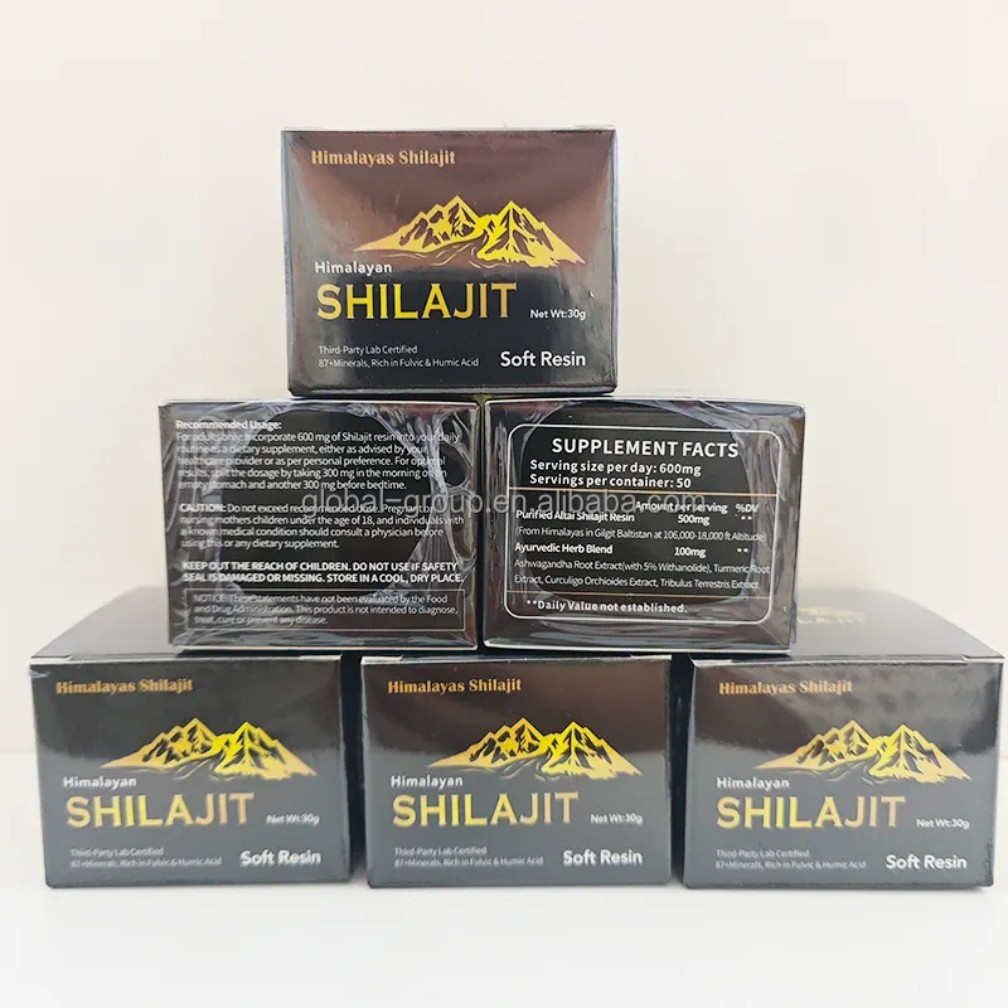 Shilajit himalayen pur complément alimentaire force et endurance homme