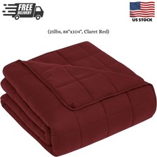 Weighted Blanket for Adults: Weighted Blanket with Premium Glass Beads
