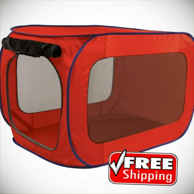 Sport Pet Designs Flexible Pop out Dog Kennel Collapsible Expandable 75