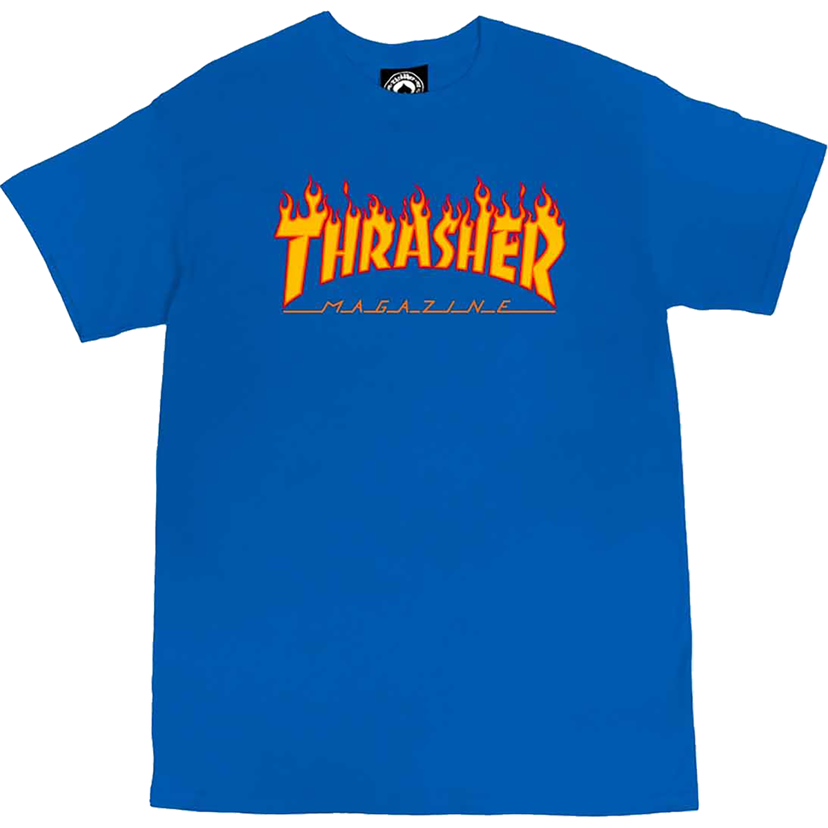 Thrasher Magazine Flame Logo Royal Blue T-Shirt - SMALL | eBay