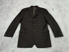 Canali Suit Jacket 42 L Brown Wool Luxury Designer Proposta Sport Coat Italy