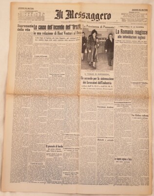 Die Messenger 26 Januar 1940 Rumänien Tokio Ajaccio Tucci Tibet Babini Ferrara