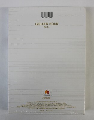SIGNED Ateez Official Golden Hour Album SAN Signature Part 1 White
