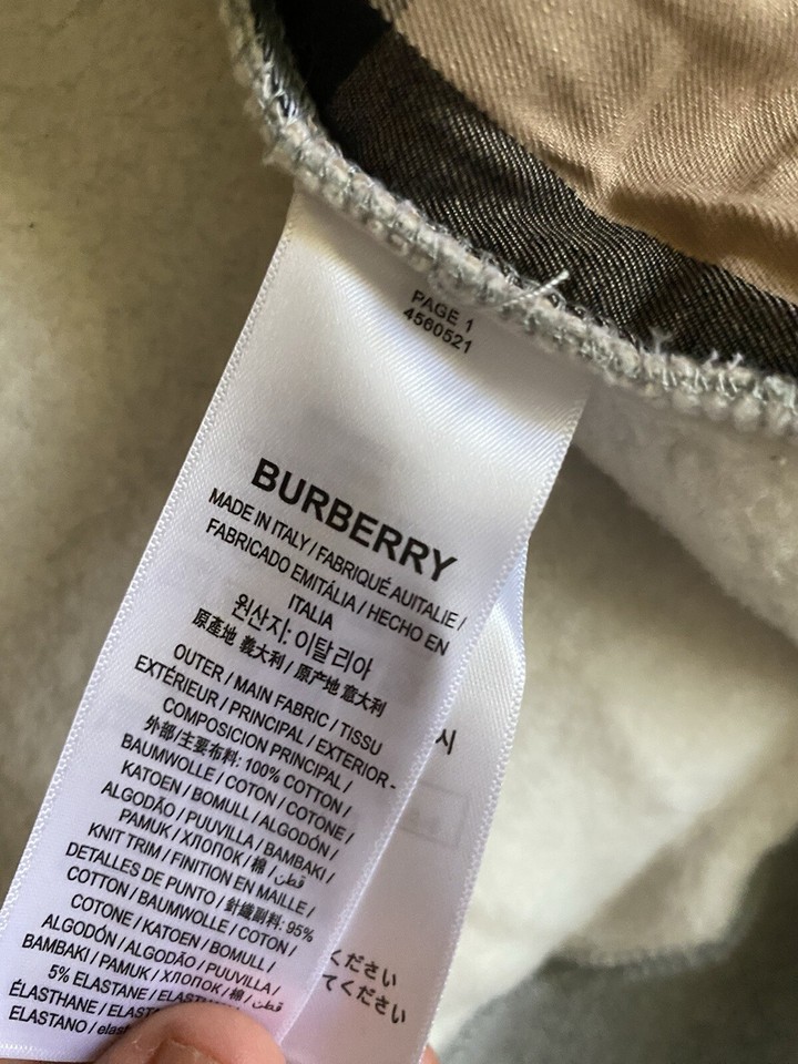 MENS BURBERRY ZIP HOODIE JACKET eBay