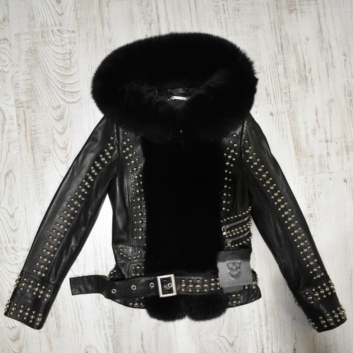 Philipp Plein Real Fox Fur Trim Women's 