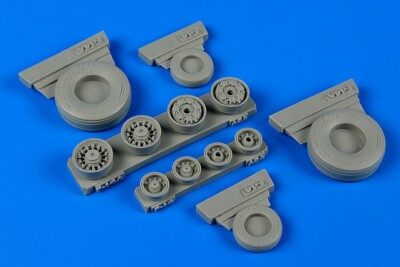 MW22 WHEELLIANT 148011 F-14A TOMCAT WEIGHTED WHEELS  ACCESSORIES for ARCADEMY 1/