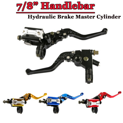 Paar 7/8'' 22mm Bremshebel Kupplungshebel Motorrad Lenker Bremszylinder Universal