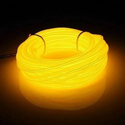 EL Wire Car 12V Neon LED Lights Glow String Strip Flex Rope Tube Atmosphere Lamp - Picture 16 of 22