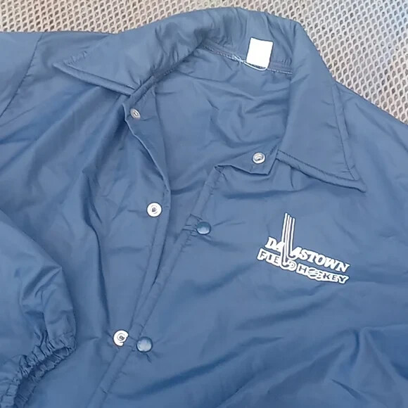 Vintage Satin Style Jacket Size L field hockey jacket dallastown large