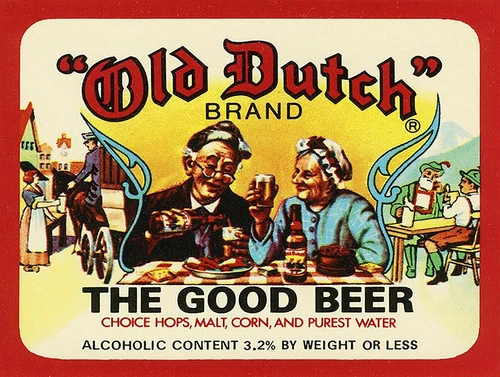 Vintage Old Dutch Good Beer Ad Sign Reproduction Metal Sign FREE SHIPPING