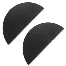 6" Half Moon Hand Sanding Pad - Hook and Loop (2 Pack)