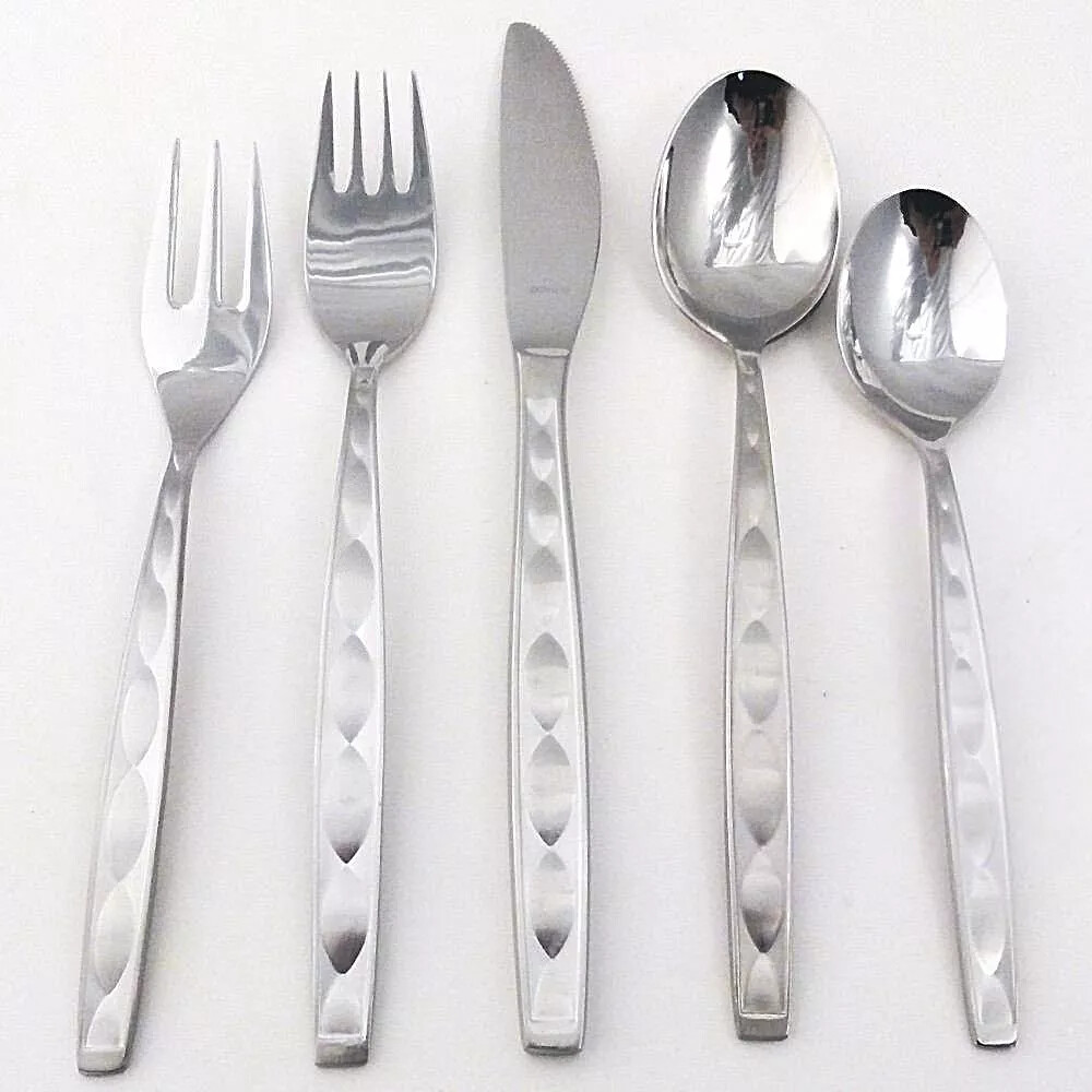 MCM Noritake Silver LA SEINE 18-8 Stainless Japan Silverware