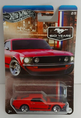 HOT WHEELS `69 FORD MUSTANG BOSS 302 MUSTANG 60 YEARS SERIES 2/5 JBY51