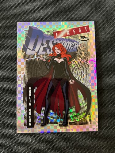 2025 Topps Finest Marvel X-Men '97 X-Fractor Goblin Queen /97 #70