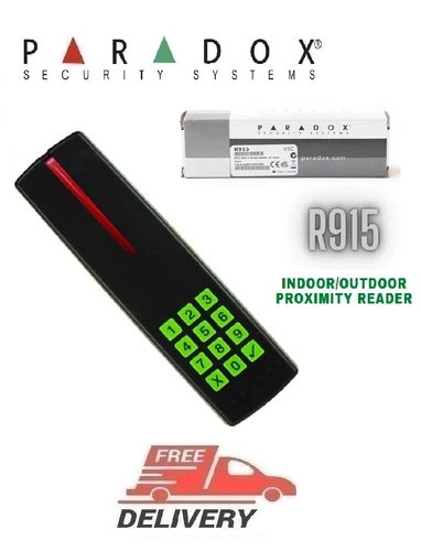 Paradox R915 4-Wire Sealed Indoor/Outdoor Proximity Reader and Keypad