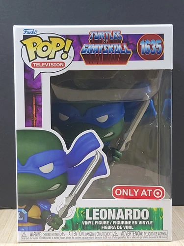 Funko Pop! Television # 1635 Turtles of Grayskull Leonardo Exclusive + Protector