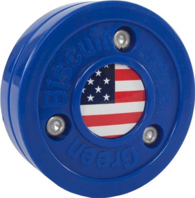 Green Biscuit Original Puck ''USA''. Street- und Inlinehockey Puck, Inliner, 