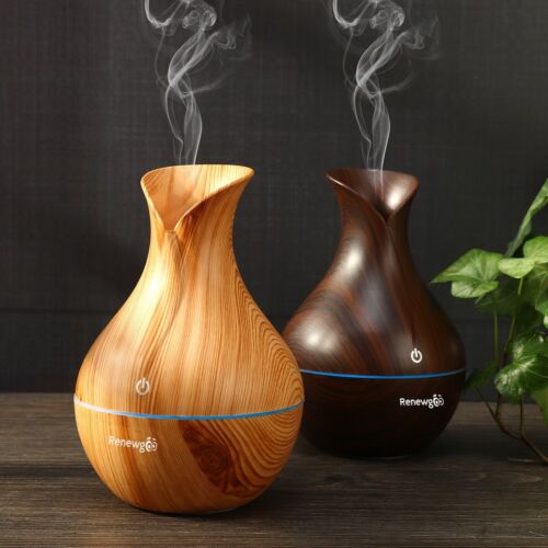 Renewgoo Aroma Diffuser Vase Essential Oil Humidifier & Mist Maker, Aromatherapy