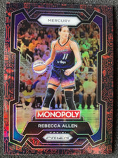 2024 Panini Prizm Monopoly WNBA Rebecca Allen Red Classic Icons No. 18
